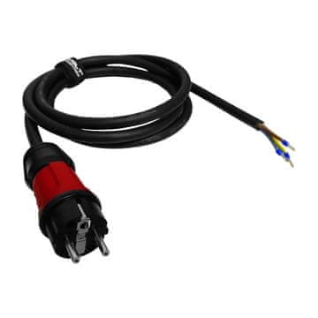 shumee 2 m priključni kabel z vtičem 230 V kabel 3 x 2,5 mm² 2954