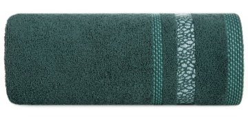 shumee Ręcznik Tessa 30x50 zielony ciemny frotte 500g/m2