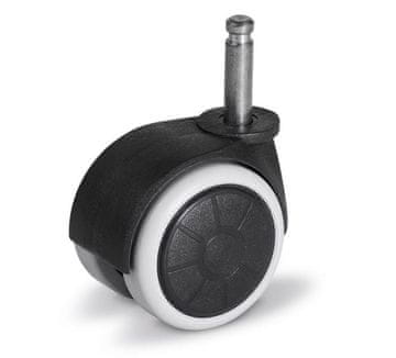 shumee Pohištveni kolesček z 10 mm zatičem, vrtljiv, brez zavore, 50 mm, 50 kg