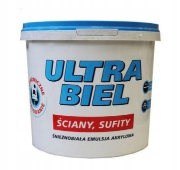 shumee Śnieżka akrilna emulzijska barva za notranje stene in strope Ultra Biel 5 L