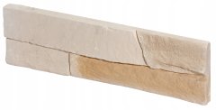 shumee Dekorativne mavčne stenske ploščice 20-34x9,3cm 0,51m2 Bež imitacija kamna