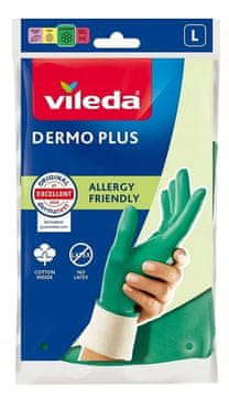 Vileda Vileda Dermo Plus hipoalergene nitrilne rokavice, velikost L, brez pudra