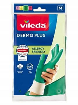 Vileda Vileda Dermo Plus hipoalergene nitrilne rokavice z bombažno podlogo