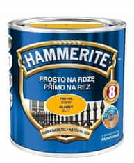 shumee Hammerite barva proti rji 0,7 l rumena, visok sijaj, protikorozijska in zaščitna za kovino