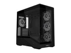 Lian Li Vector V100 MINI računalniško ohišje, Micro-ATX, kaljeno steklo, črno (G99.V100RMIX.00)
