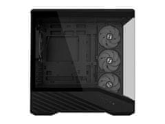 Lian Li Vector V100 MINI računalniško ohišje, Micro-ATX, kaljeno steklo, črno (G99.V100RMIX.00)