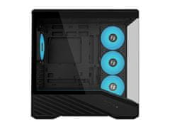 Lian Li Vector V100 MINI računalniško ohišje, Micro-ATX, kaljeno steklo, črno (G99.V100RMIX.00)