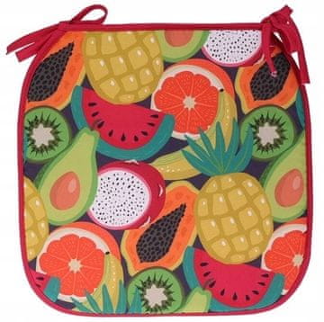 Koopman Blazina za vrtni stol 38x38 cm, vodoodporna, z vzorcem sadja