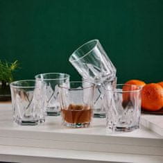 Altom Kozarec za viski, eleganten, prozoren, reliefni, 330 ml, 1 kos. Henry