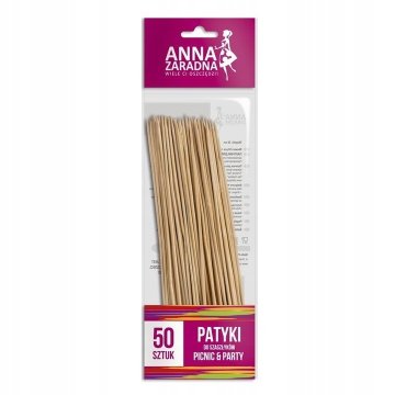 shumee Anna Zaradna Bambusove palčke za nabodala 20 cm 50 kosov.