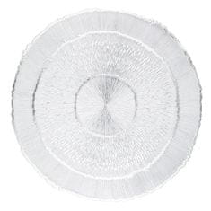 Altom Podloga za krožnike, žarki, srebrna, 38 cm, 1 kos.