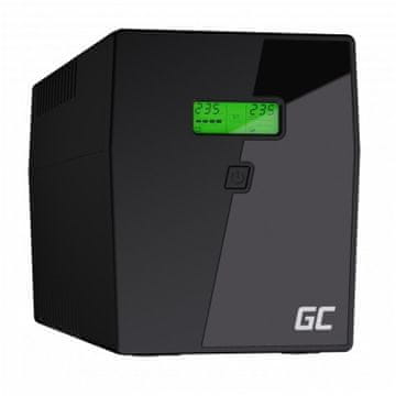 Green Cell 2000VA 1200W Prenapetostna zaščita UPS