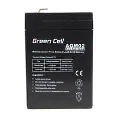 Green Cell Nadomestna baterija AGM02 6V/4,5Ah