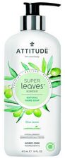 Attitude Naravno milo za roke Super Leaves Olive Leaves (milo za roke) 473 ml