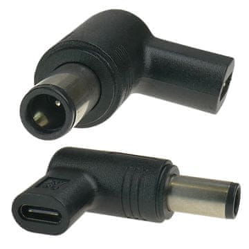 shumee USB-C adapter za napajanje prenosnika s 7,4 x 5,0 mm + pin vtičnico