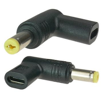 shumee USB-C adapter za napajanje prenosnika s 5,5 x 1,7 mm vtičnico
