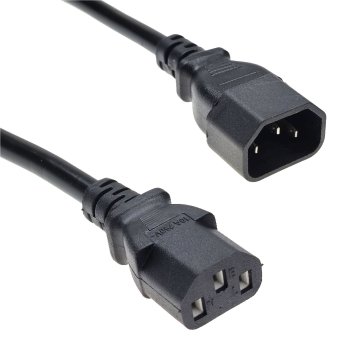 shumee Podaljševalni kabel | C13 -> C14 | raven | 1,8 m