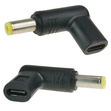 shumee USB-C adapter za napajanje prenosnika s 5,5 x 2,5 mm vtičnico