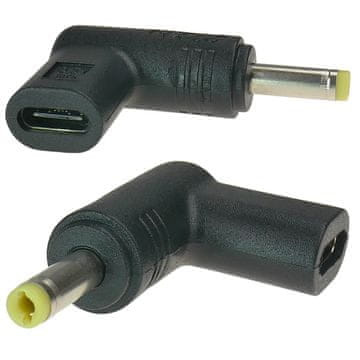 shumee USB-C adapter za napajanje prenosnika s 4,0 x 1,7 mm vtičnico