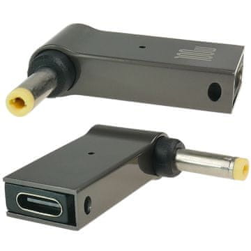 shumee USB-C adapter za napajanje prenosnika s 4,0 x 1,7 mm vtičnico