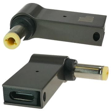 shumee USB-C adapter za napajanje prenosnika s 5,5 x 2,5 mm vtičnico