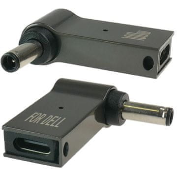 shumee USB-C adapter za napajanje prenosnika s 4,5x3,0 mm + pin vtičnico