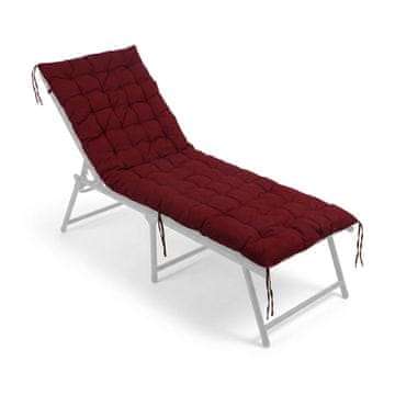 Northix Prešita blazina za vrtno klop z vezmi, debelo polnilo za udobje in stabilnost