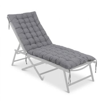 Northix Prešita blazina za vrtno klop z vezmi, debelo oblazinjenje za udobje in stabilnost