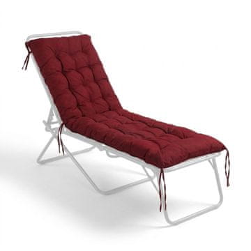 Northix Prešita blazina za vrtno klop z vezmi, debelo oblazinjenje za udobje in stabilnost