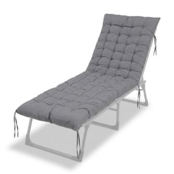 Northix Prešita blazina za vrtno klop z vezmi, debelo polnilo za udobje in stabilnost