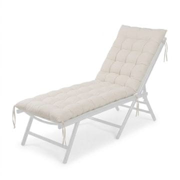 Northix Prešita blazina za vrtno klop z vezmi, debelo oblazinjenje za udobje in stabilnost