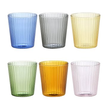 IVV Set kozarec za vodo, sok Narciso 300ml / 6 kos / borosilikatno steklo