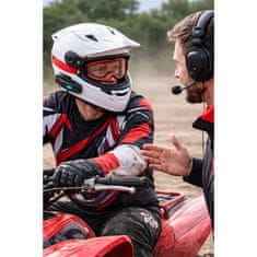 Farrot Motoristični interkom MESH, Bluetooth 5.4, komunikacijski sistem za do 8 oseb, ANC, hitrost do 160 km/h, domet do 8000 m, za čelado, aplikacija