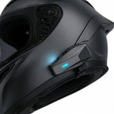 Farrot Motoristični interkom MESH, Bluetooth 5.4, komunikacijski sistem za do 8 oseb, ANC, hitrost do 160 km/h, domet do 8000 m, za čelado, aplikacija