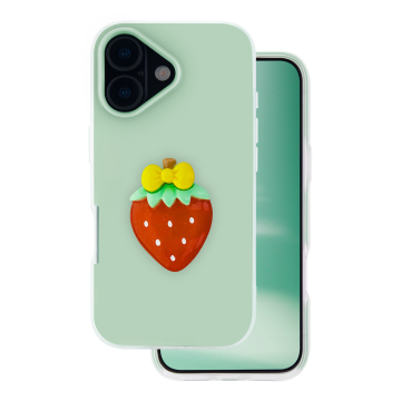 Onasi Tutti Frutti 2v1 silikonski ovitek za iPhone 17 - zelen