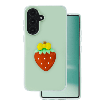 Onasi Tutti Frutti 2v1 silikonski ovitek za Samsung Galaxy A57 - zelen