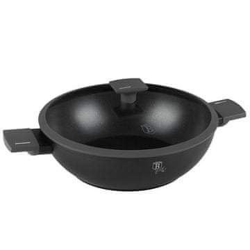 Berlingerhaus WOK ponev s pokrovom s titanovo prevleko BH-8125 30 cm Anthracite Collection