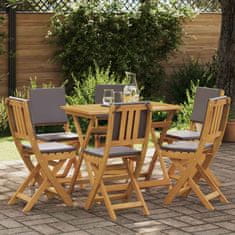 Vidaxl Zunanje bistro stolice 6 szt. Temno siva 38 x 46 x 85 cm