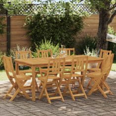 Vidaxl Zunanje bistro stolice z blazino 8 szt. Naravna 40 x 42 x 85 cm
