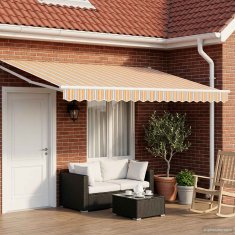 Vidaxl Solarna električna tenda 5 x 3 m
