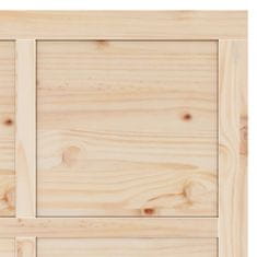 Vidaxl Drsna vrata Naravna 100 x 208 cm Trdna borovina