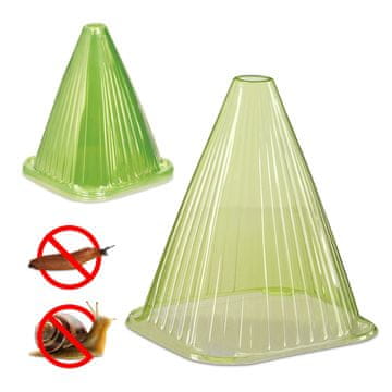 Northix PVC vrtni zaščitni zvonovi za sadike proti škodljivcem set