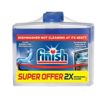 Finish Lemon tekočina za čiščenje pomivalnega stroja, 2x250ml