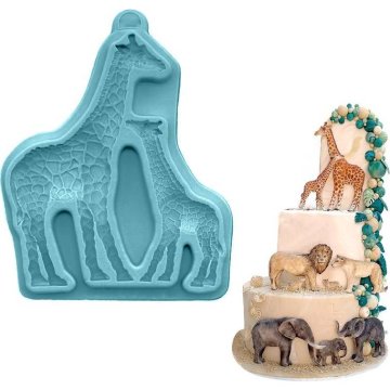 Silikonski model - žirafa 15,5x12cm - Cakesicq