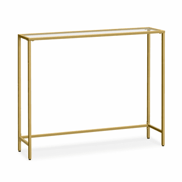 Songmics Konzolna miza 1005x20x80 cm zlata