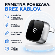 Brezžični vmesnik CarPlay in Android Auto | CUBELINK
