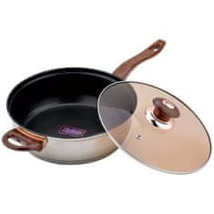 KINGHoff  Kinghoff 12-delni komplet jeklenih loncev Rosegold KH1768