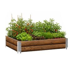 Aga Dvignjena greda 120x80x40 cm Les