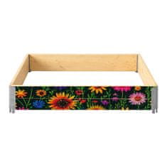 Aga Dvignjena greda 120x80x40 cm Cvetlice