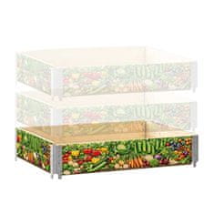 Aga Dvignjena greda 120x80x40 cm Zelenjava